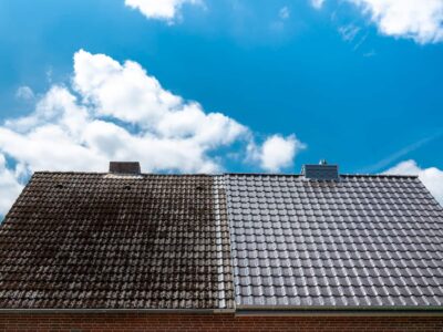 Owlsmoor roof moss removal